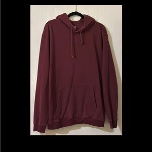 Men's Burgundy Hoodie